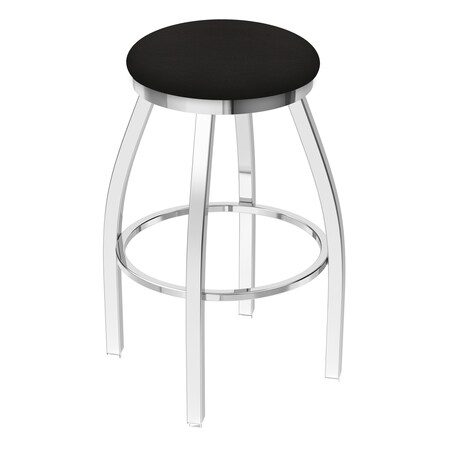 Holland Bar Stool Co 36" Swivel X-Tall Bar Stool, Chrome Finish, Canter Espresso Seat 80236CH003